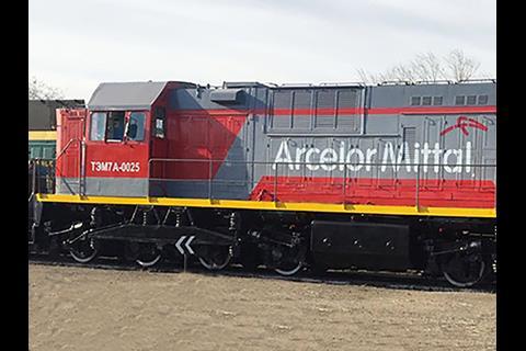 Kazalinsky Locomotive Repair Plant has completed the overhaul and life extension of an eight-axle TEM7A shunting locomotive for ArcelorMittal.